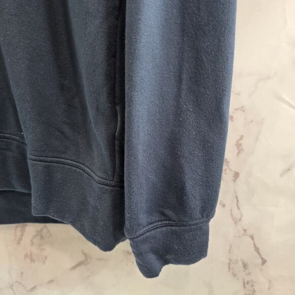 Anthropologie Sweatshirt Womens Medium Blue Pullover Fleece Graham Spencer - Picture 4 of 11